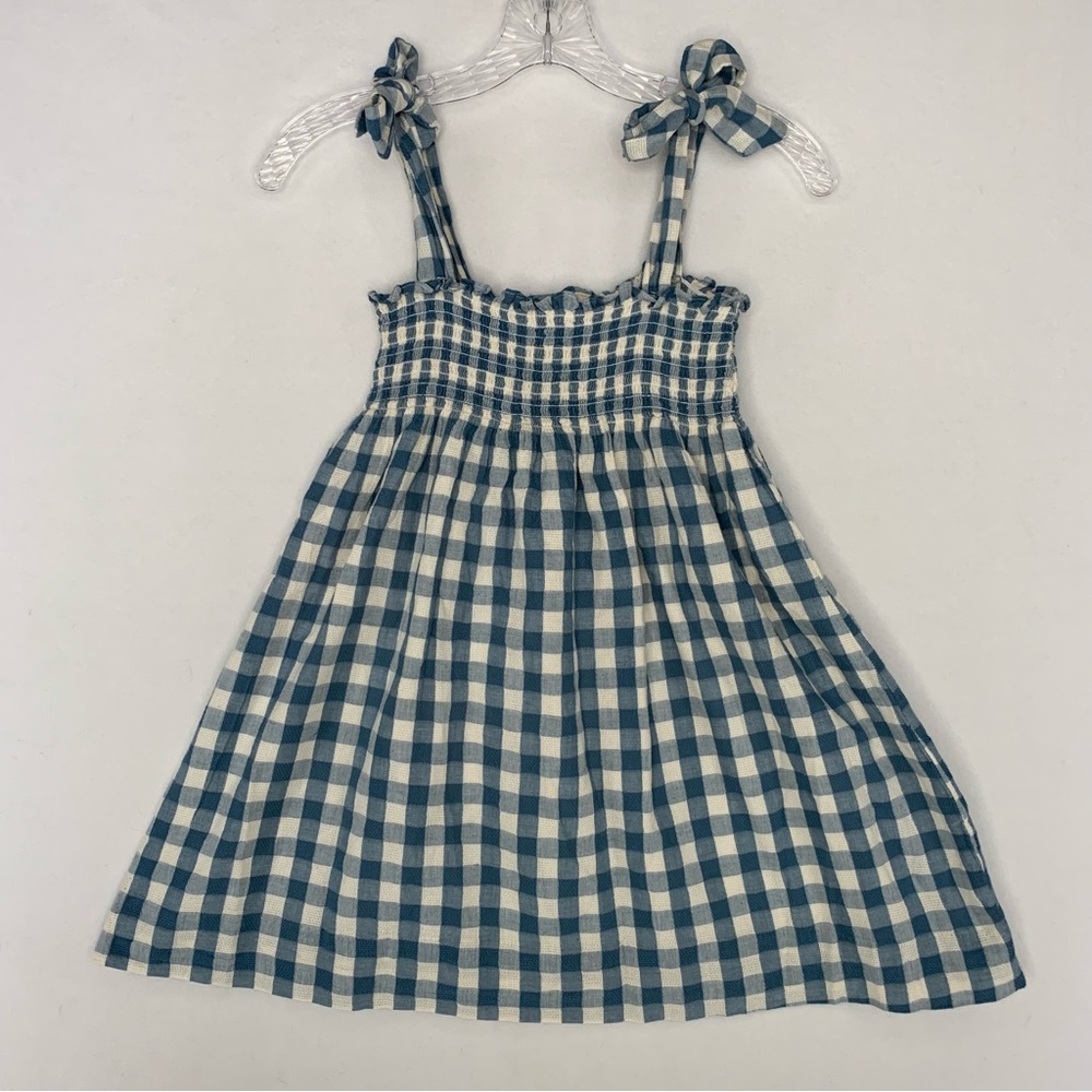 Cecil and Lou Blue and White Gingham Dress Girl’s Size 8